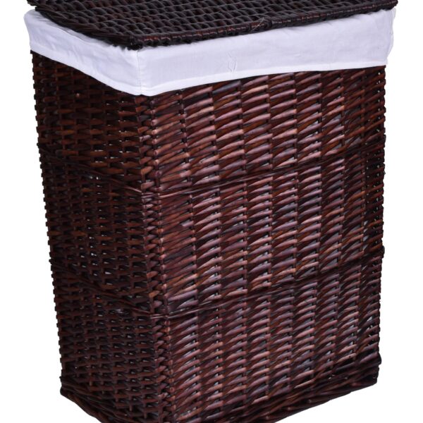 Kosz wiklinowy brązowy 114 L