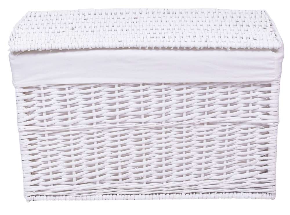 Kufer wiklinowy biały 160 L - obrazek 4