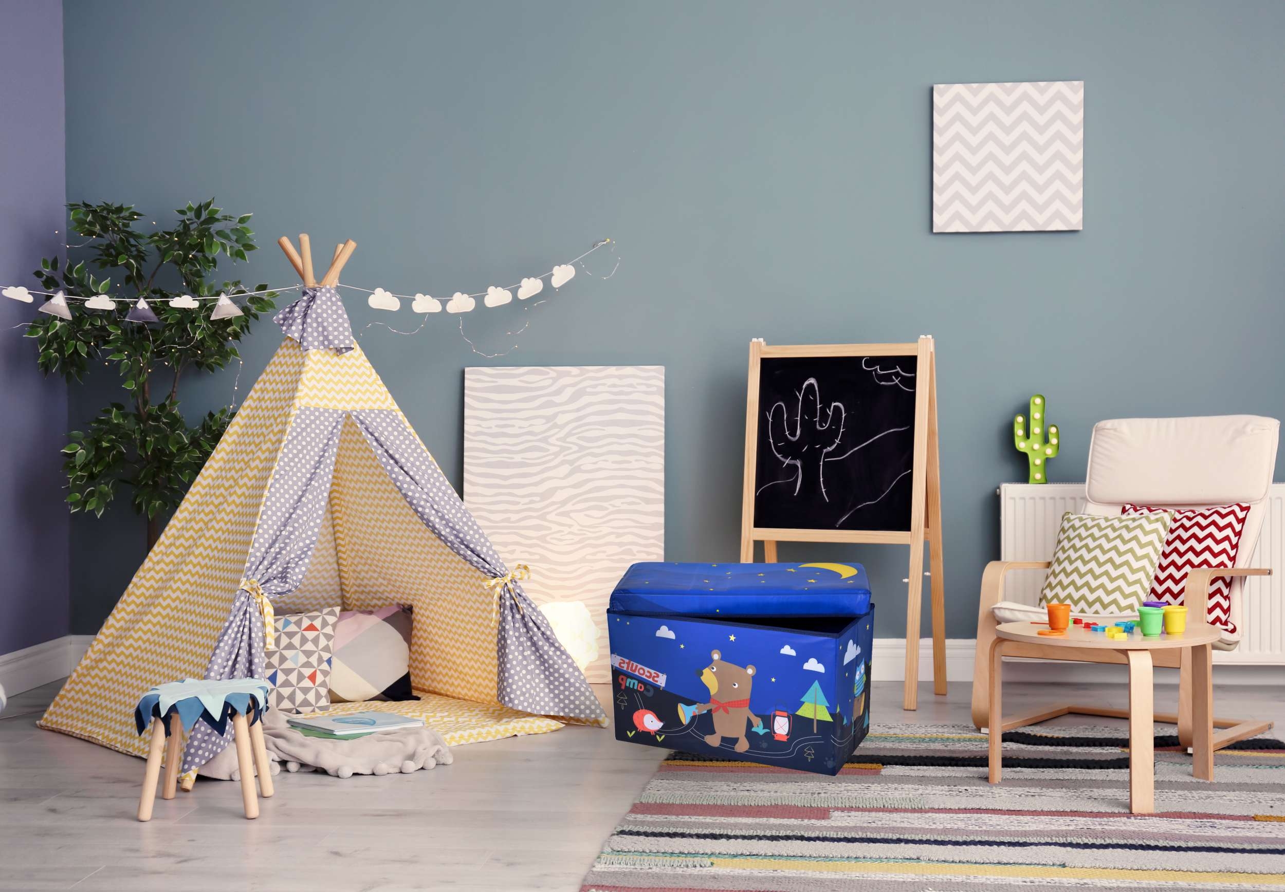 Pojemnik na zabawki Miś - obrazek 9