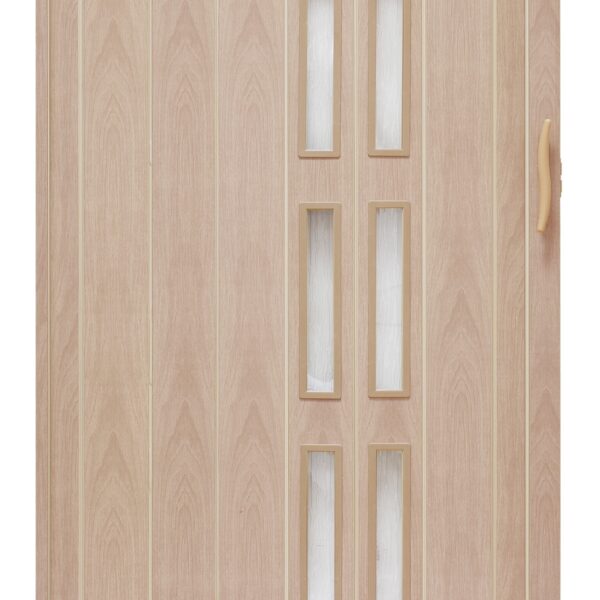 Drzwi harmonijkowe 005S DĄB SONOMA - 80 cm