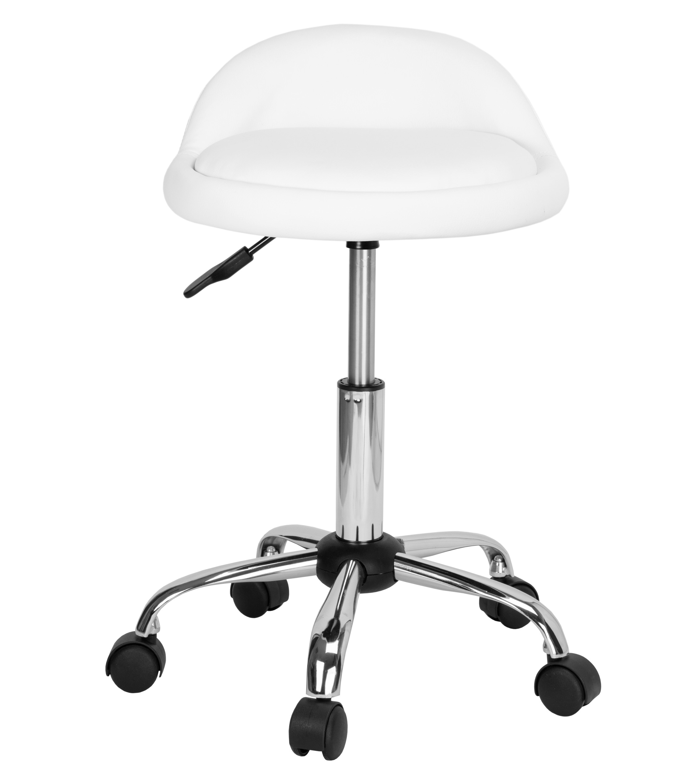 Taboret kosmetyczny fryzjerski LOMO biały - obrazek 6