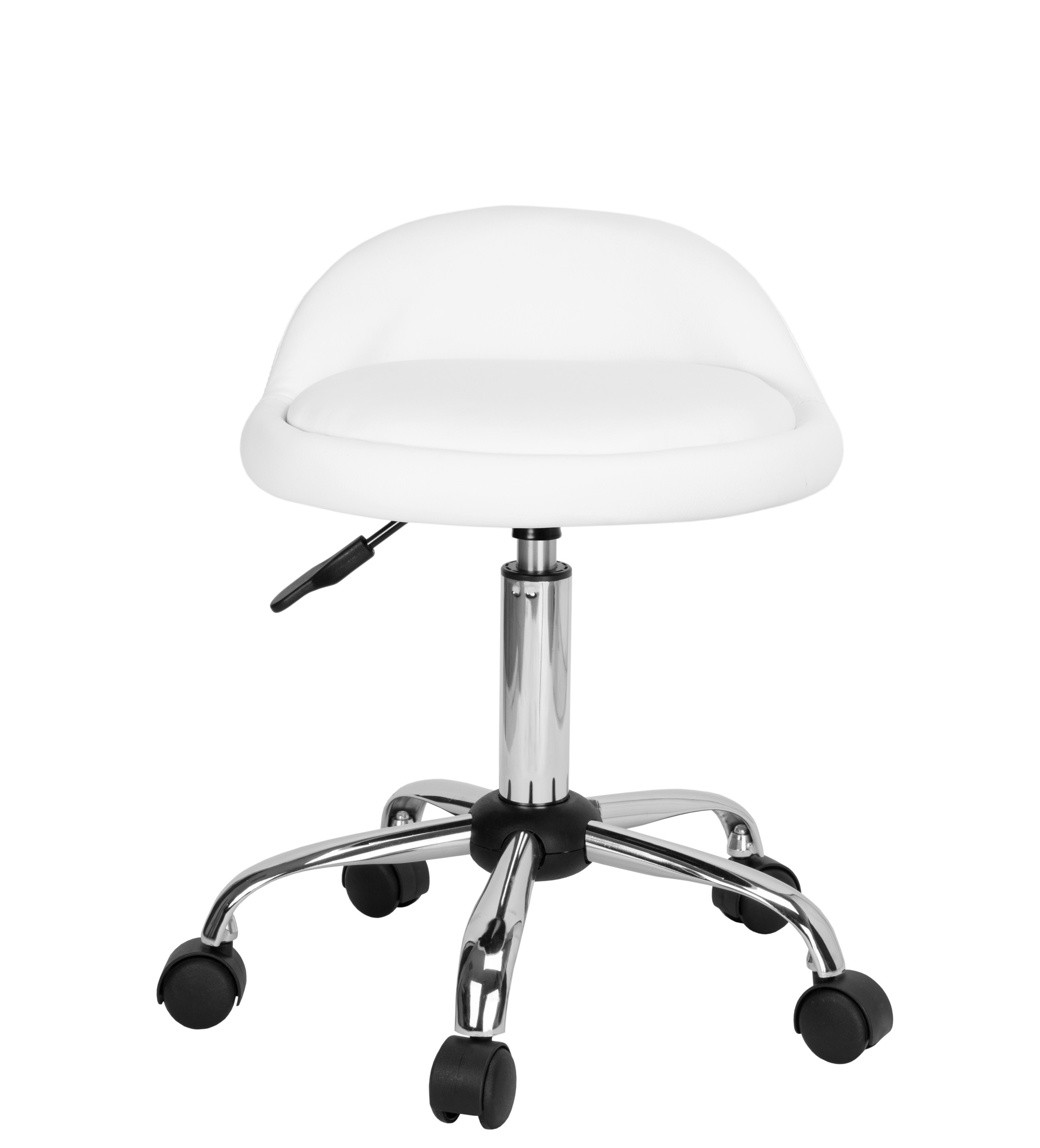 Taboret kosmetyczny fryzjerski LOMO biały - obrazek 7