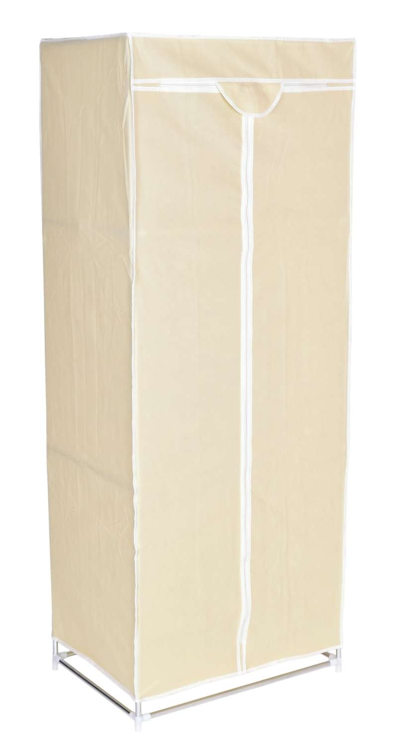 Szafa tekstylna z półką Fela - beż - obrazek 2