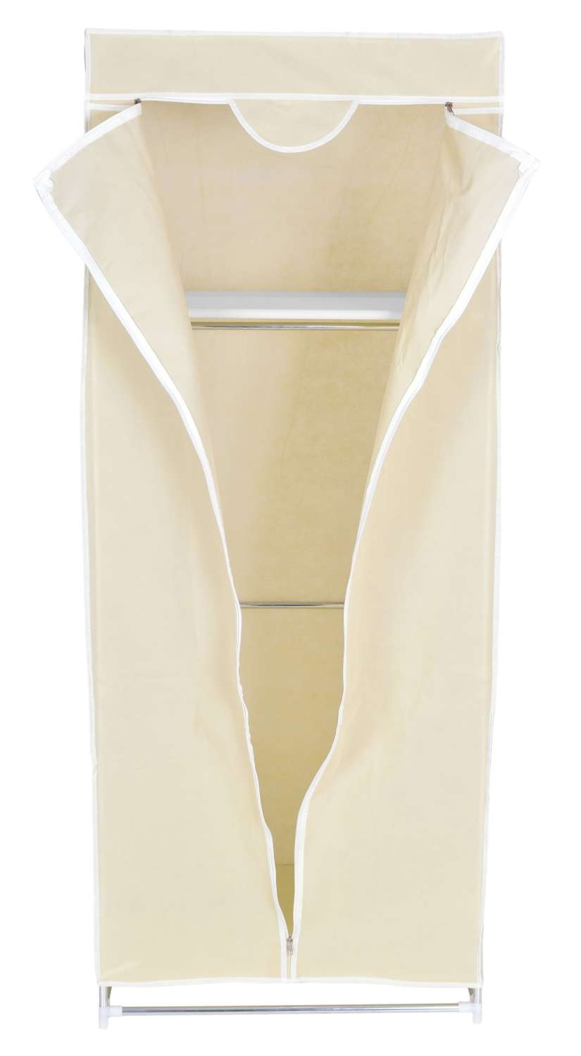 Szafa tekstylna z półką Fela - beż - obrazek 4