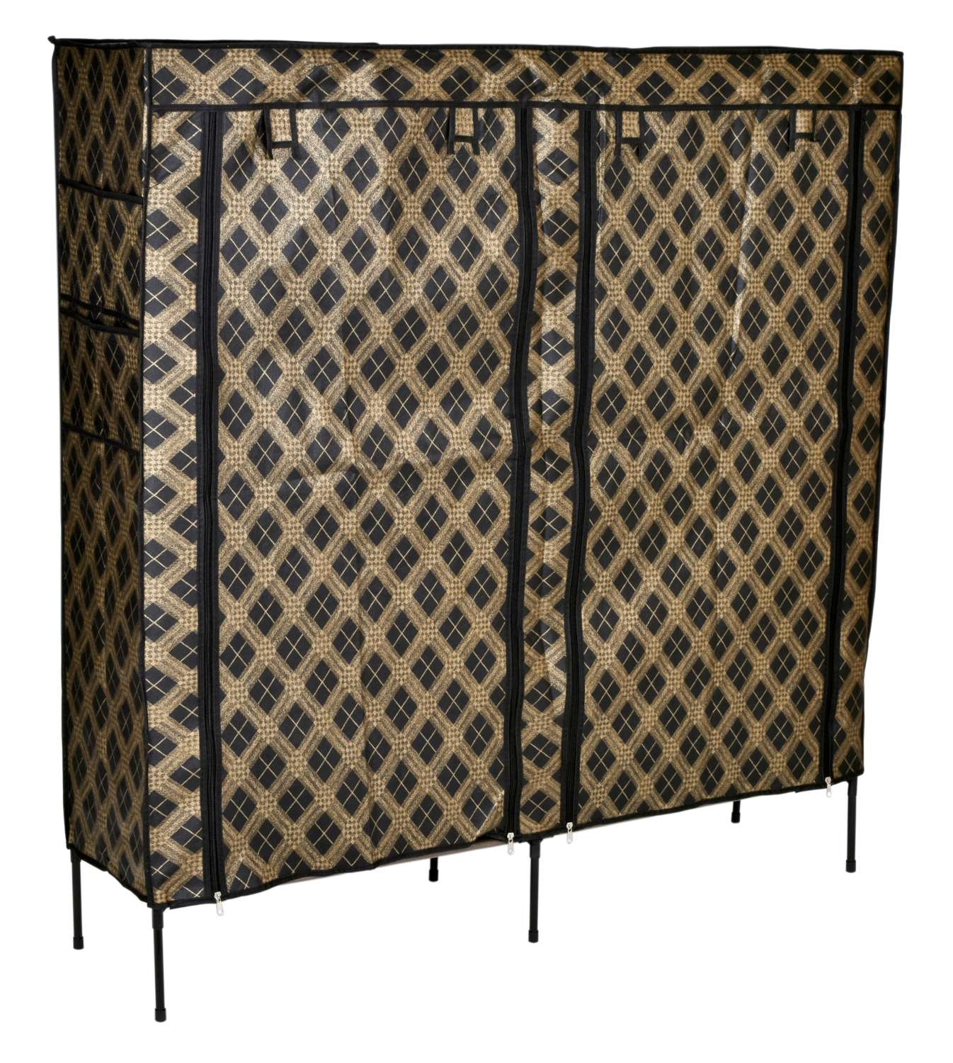 Szafa tekstylna na buty Gabi - krata - obrazek 7