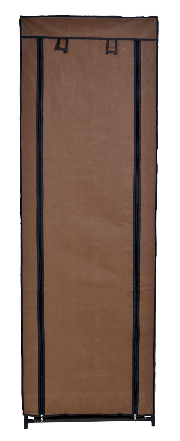 Szafka tekstylna na buty Lea - ciemny brąz - obrazek 3