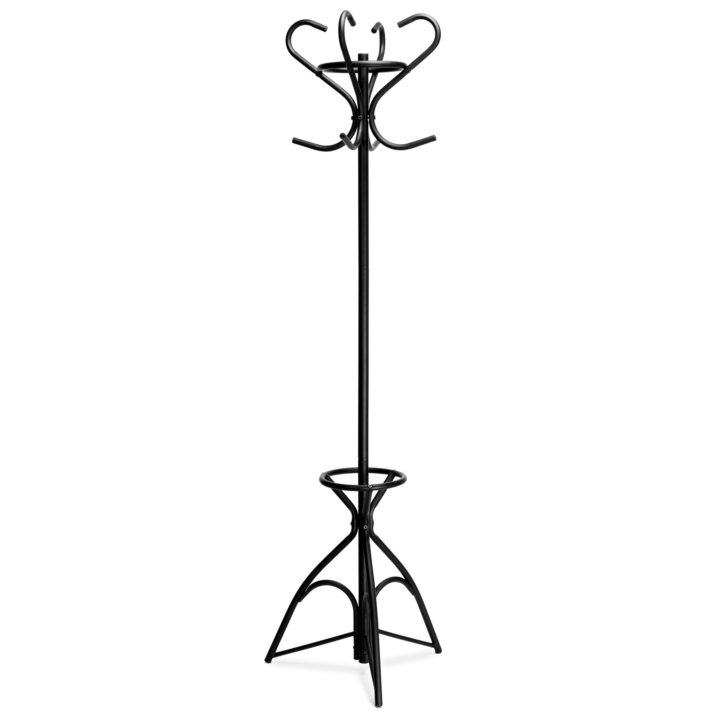 Wieszak stojący Livio czarny 173 cm - obrazek 4