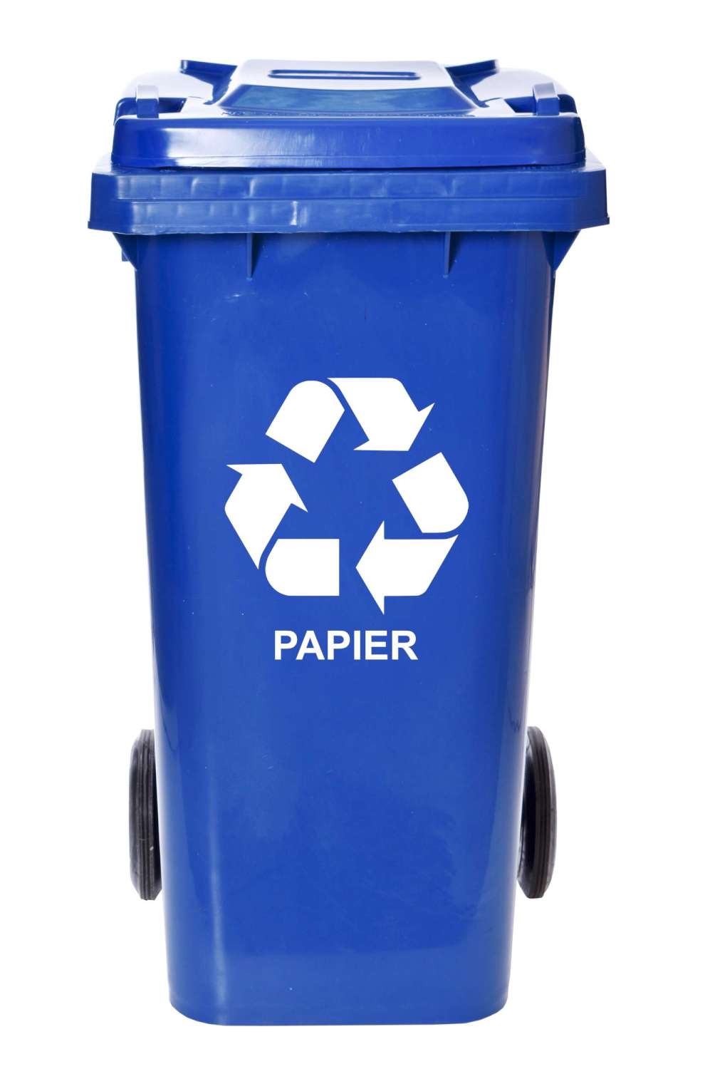 Pojemnik na odpady 120L kosz śmietnik niebieski - obrazek 5