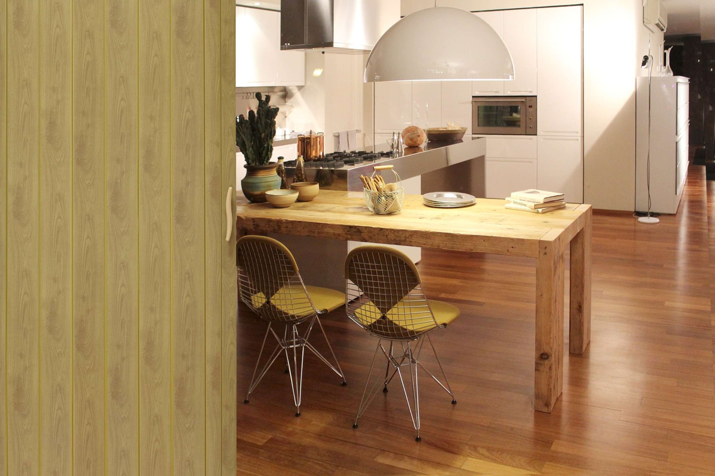 Drzwi harmonijkowe 001P JASNY DĄB MAT G - 80 cm - obrazek 4