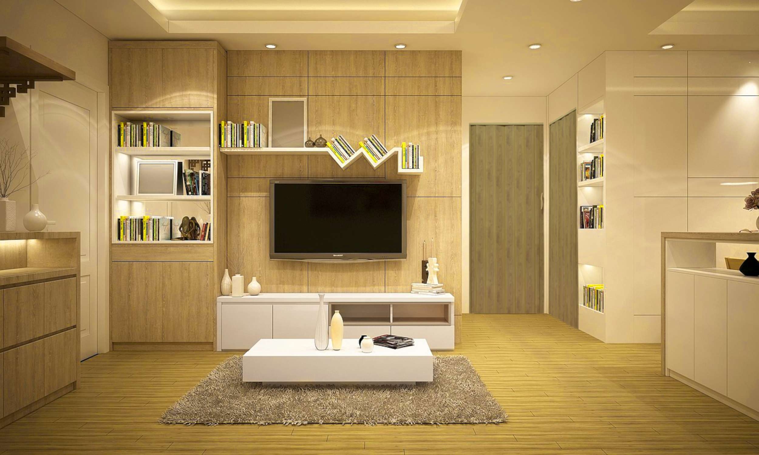 Drzwi harmonijkowe 001P JASNY DĄB MAT G - 80 cm - obrazek 5