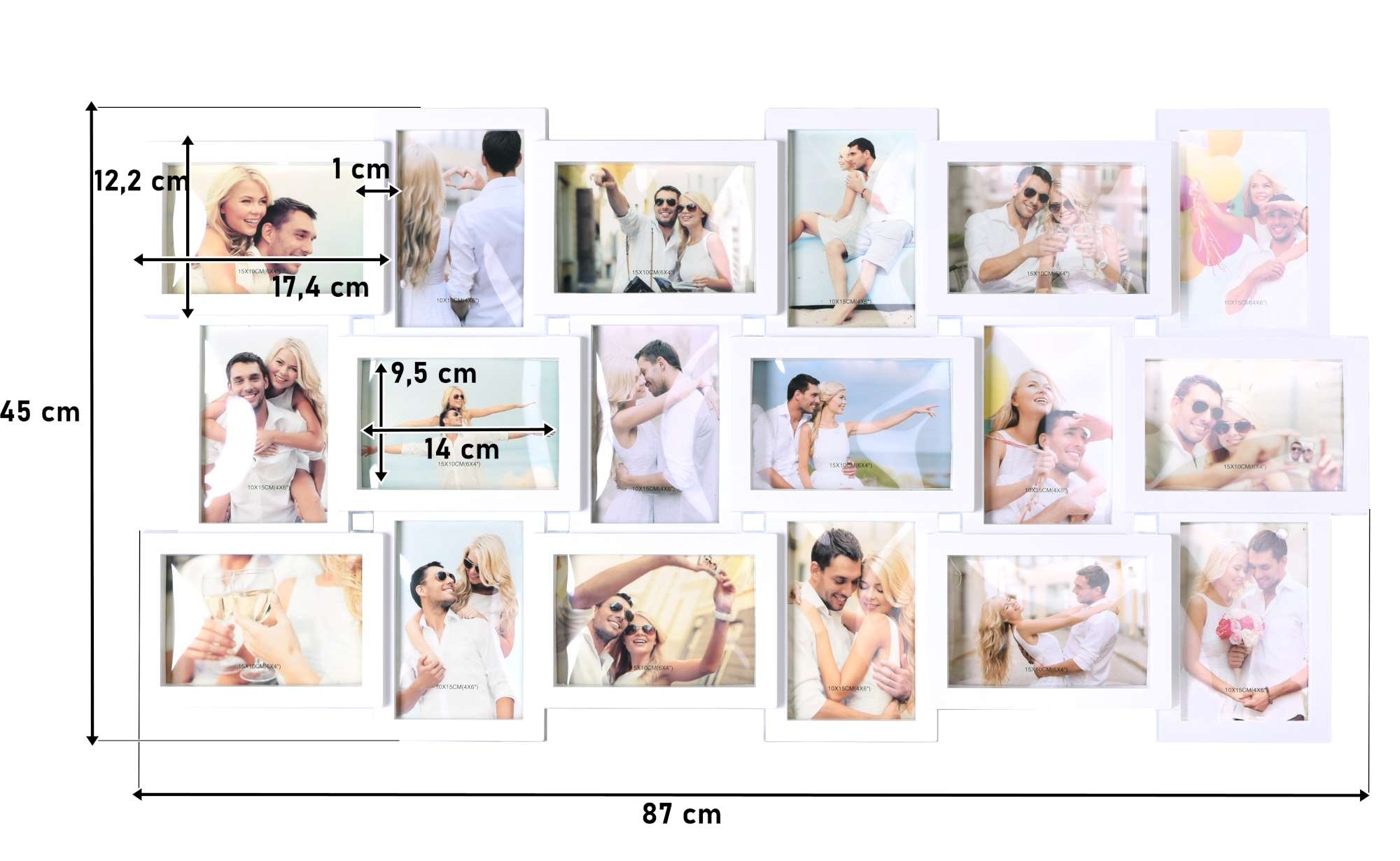 Fotoramka na 18 zdjęć Morka biała - obrazek 10