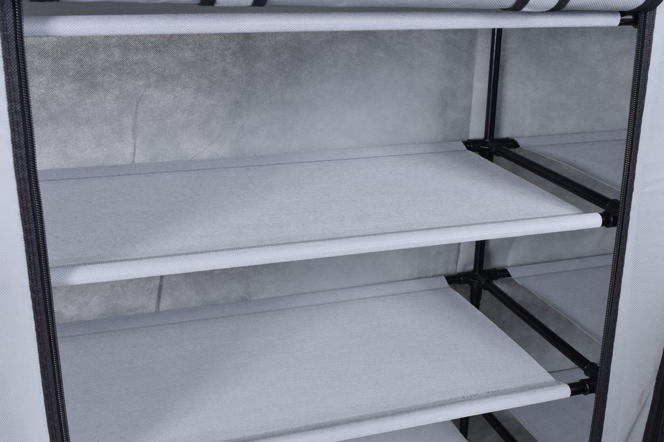 Szafa tekstylna na buty Gabi - szara - obrazek 6