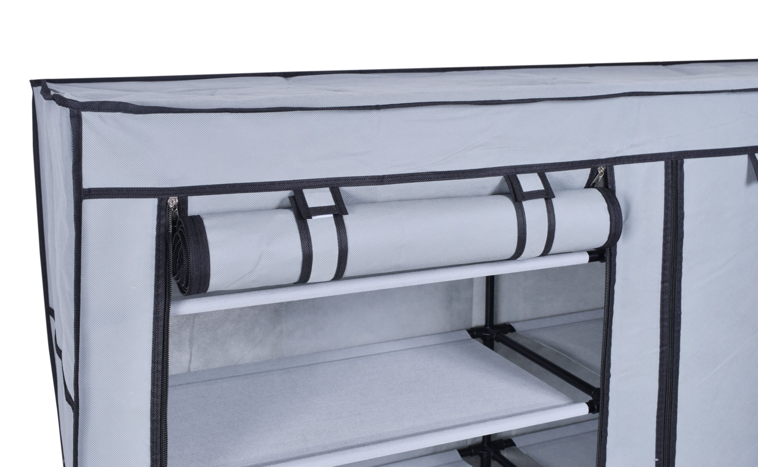 Szafa tekstylna na buty Gabi - szara - obrazek 7