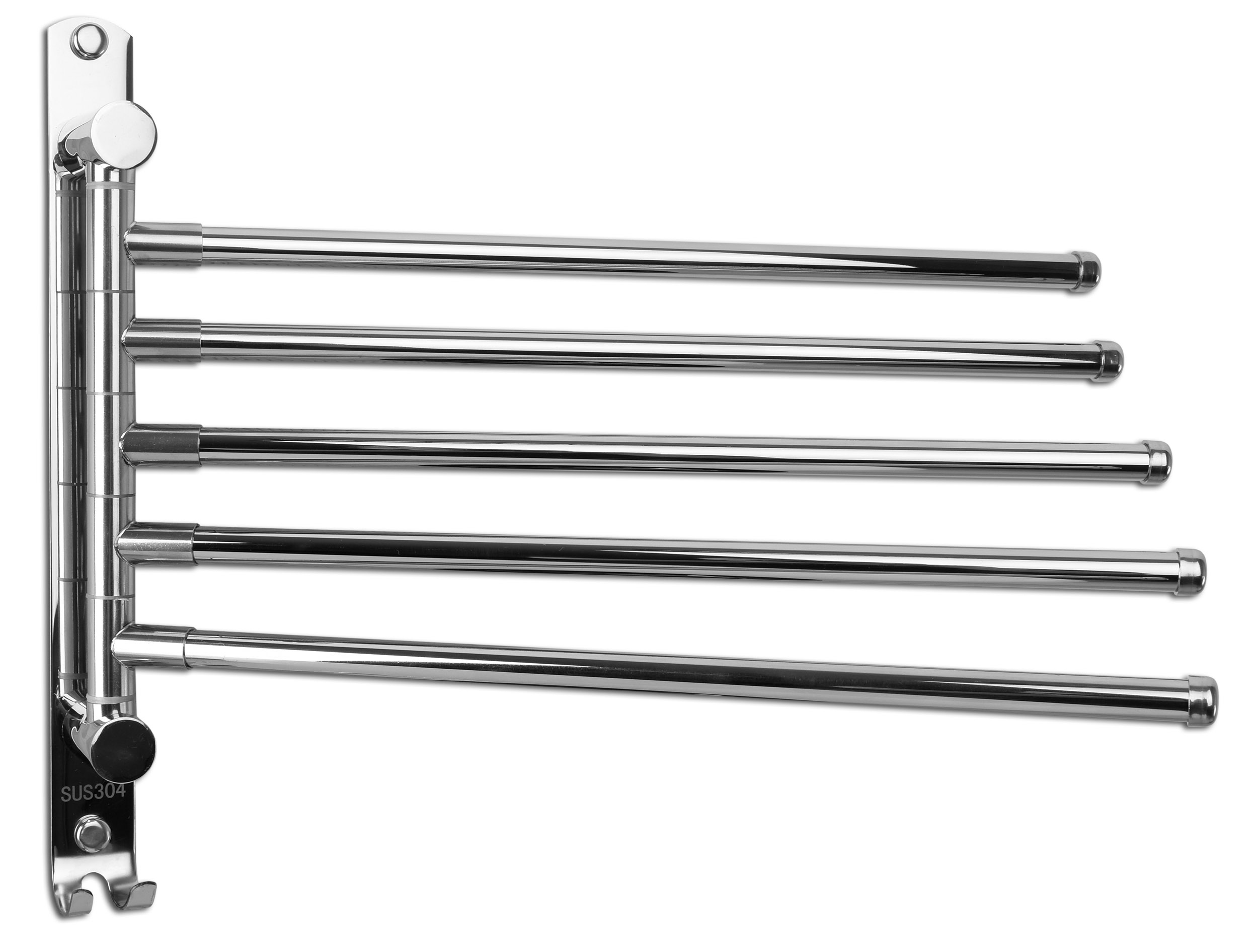 Wieszak łazienkowy na ręczniki ONTI chrom - obrazek 3