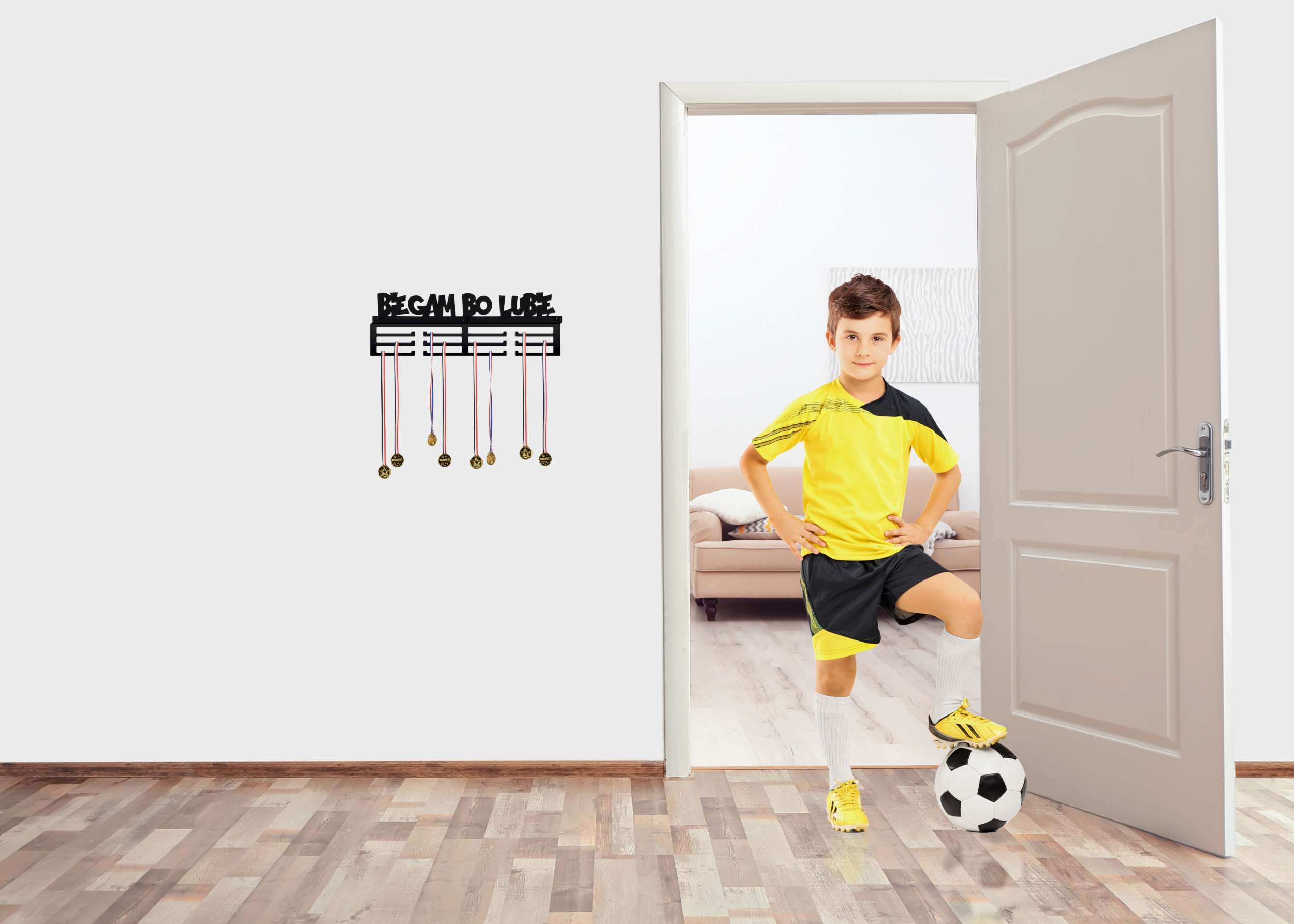 Wieszak na medale BIEGAM BO LUBIĘ - obrazek 5