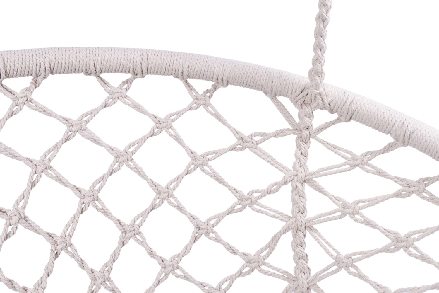 Fotel wiszący Bocianie gniazdo TOGO kremowy - obrazek 4