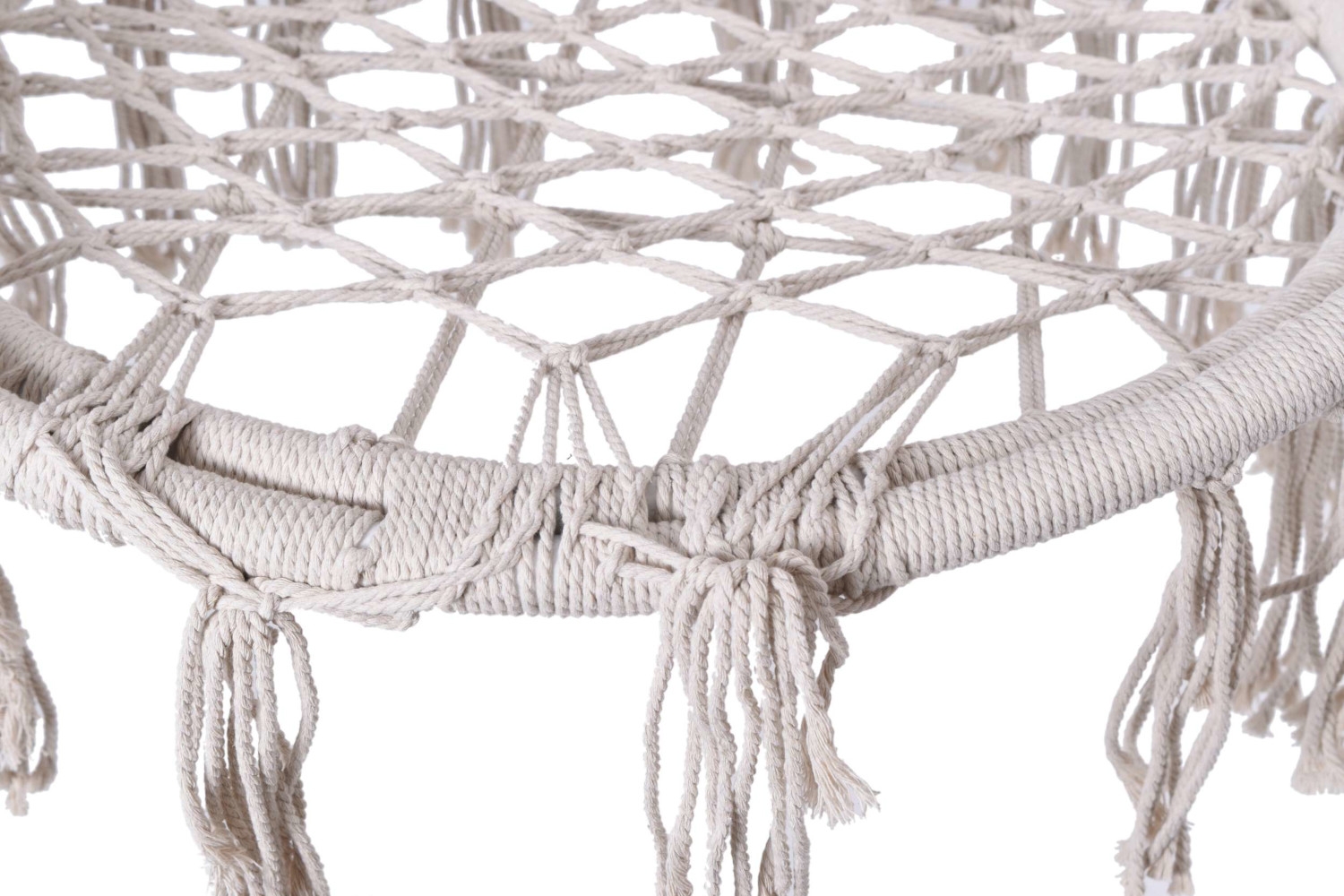 Fotel wiszący Bocianie gniazdo TOGO kremowy - obrazek 5