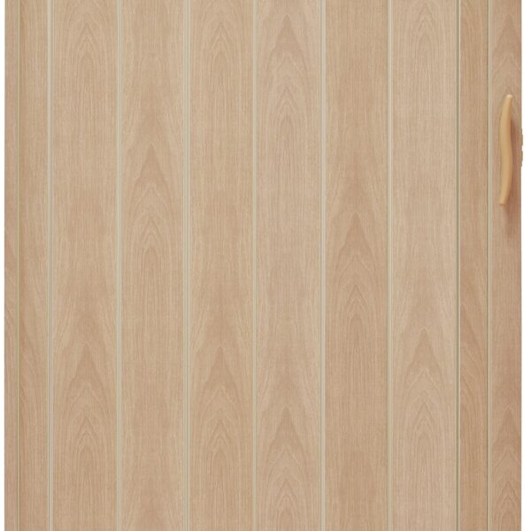 Drzwi harmonijkowe 001P DĄB SONOMA MAT - 80 cm