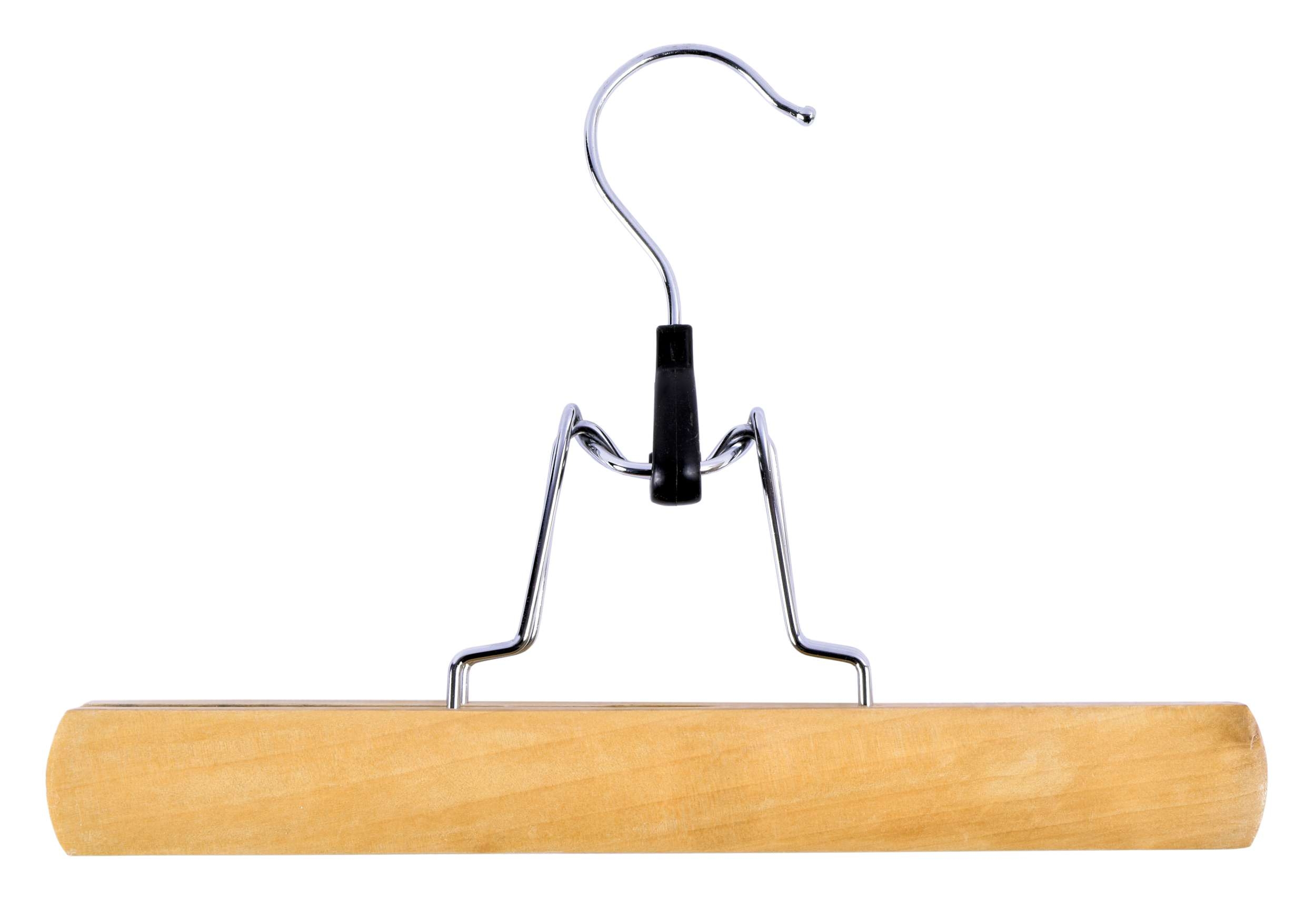 Wieszak drewniany na spodnie komplet - 10 szt. - obrazek 2