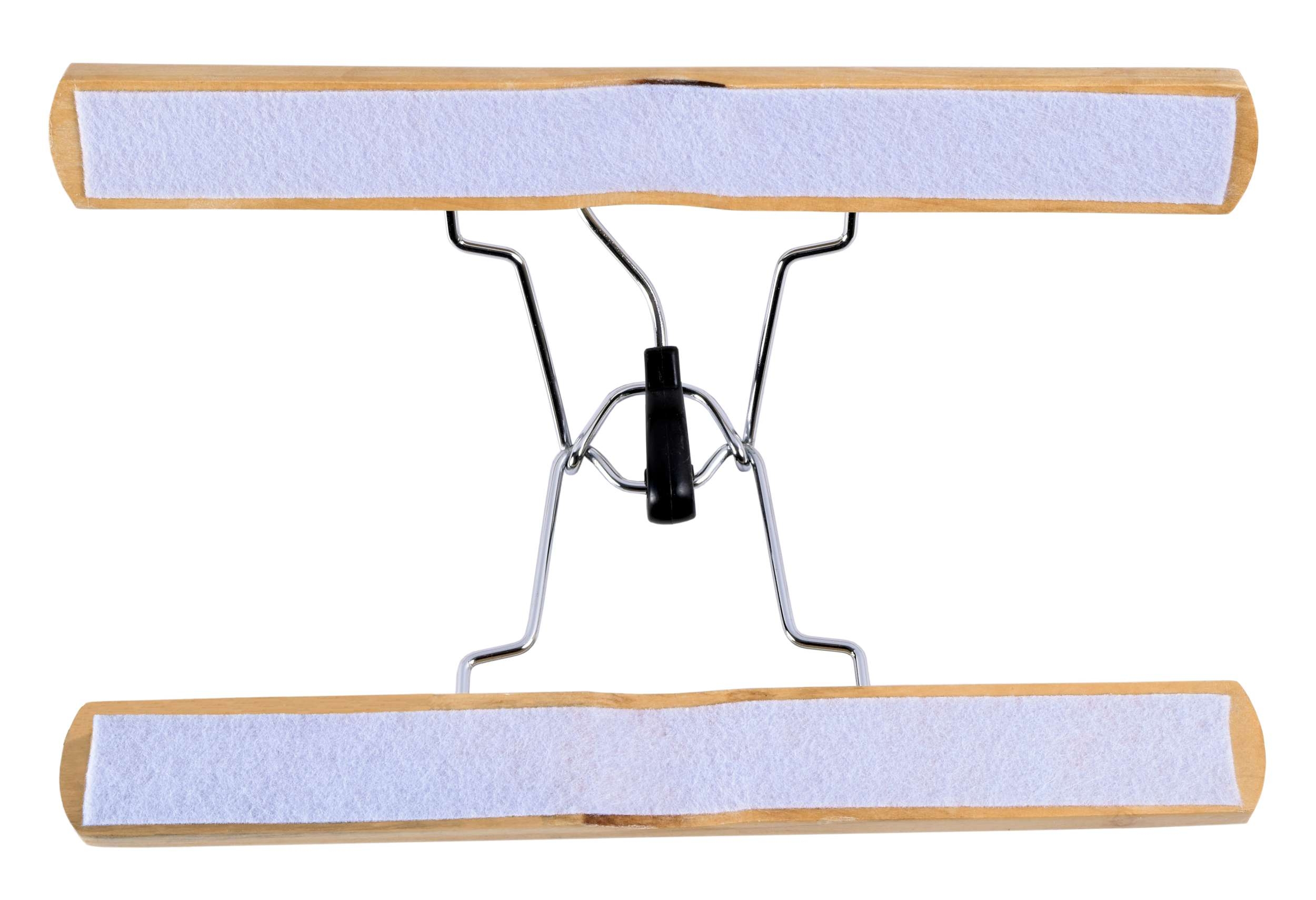 Wieszak drewniany na spodnie komplet - 10 szt. - obrazek 4