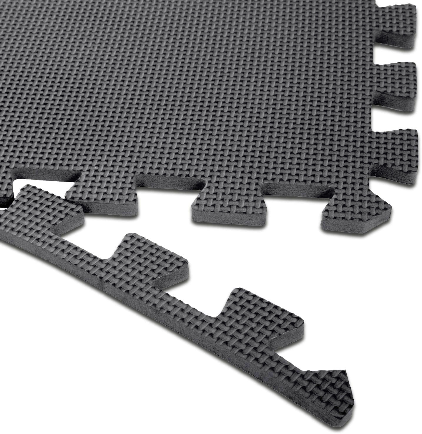 Mata ochronna fitness czarna 18 elementów - obrazek 6