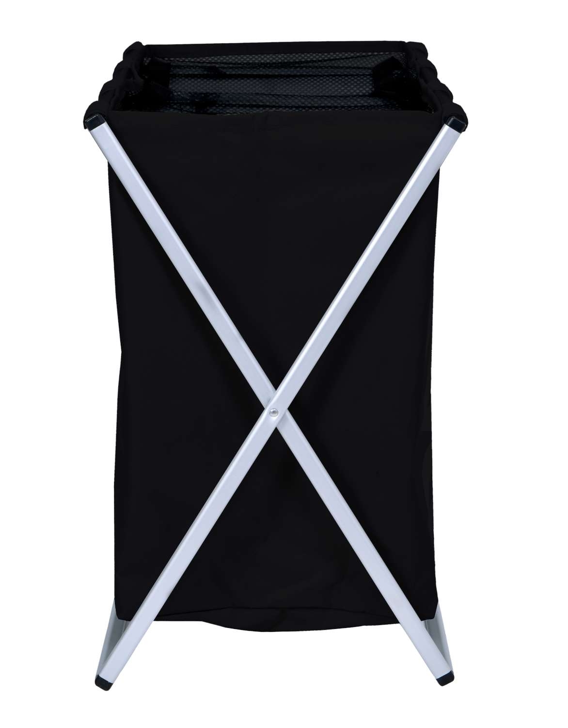 Trzykomorowy kosz na pranie TRIKO - 130L - czarny - obrazek 3