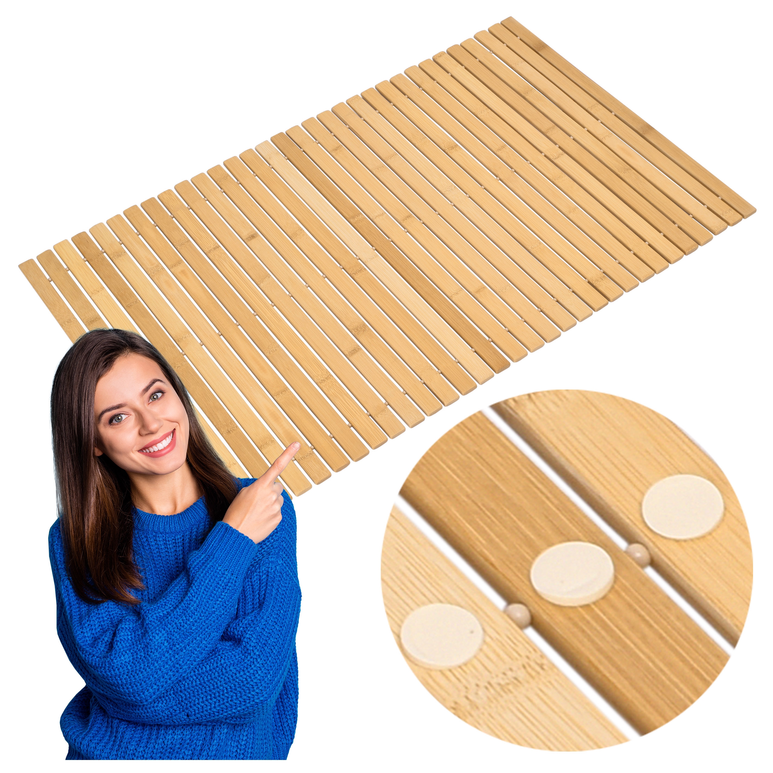 Mata bambusowa Silva 40 cm x 60 cm