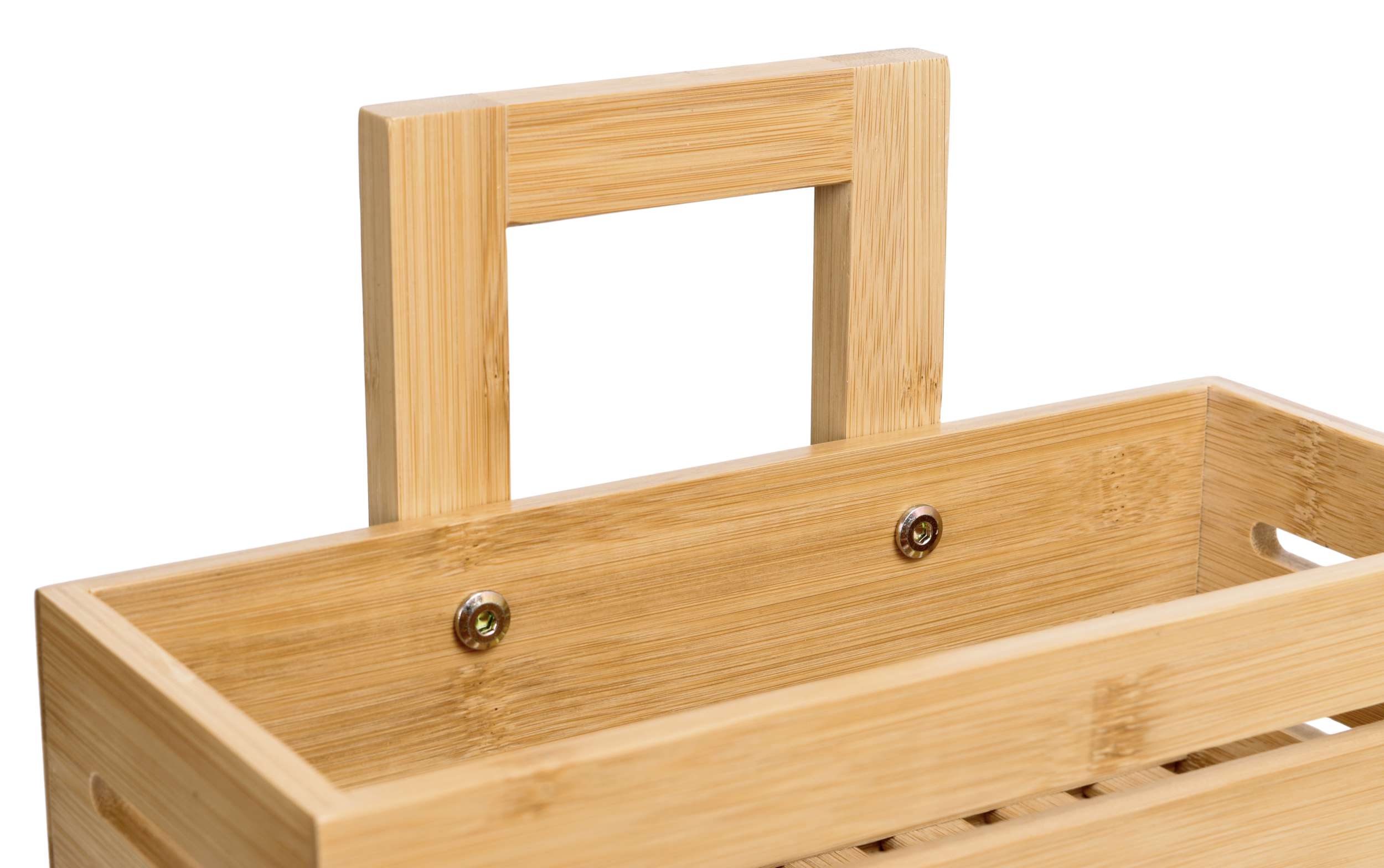 Półka MANILA bambusowa 3 poziomy do kuchni i łazienki - obrazek 5