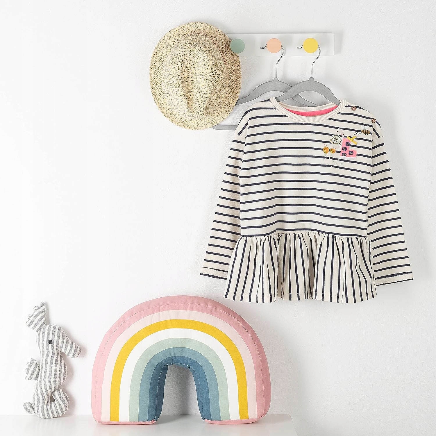 Wieszak welurowy Mini Girl komplet 30 sztuk - obrazek 4