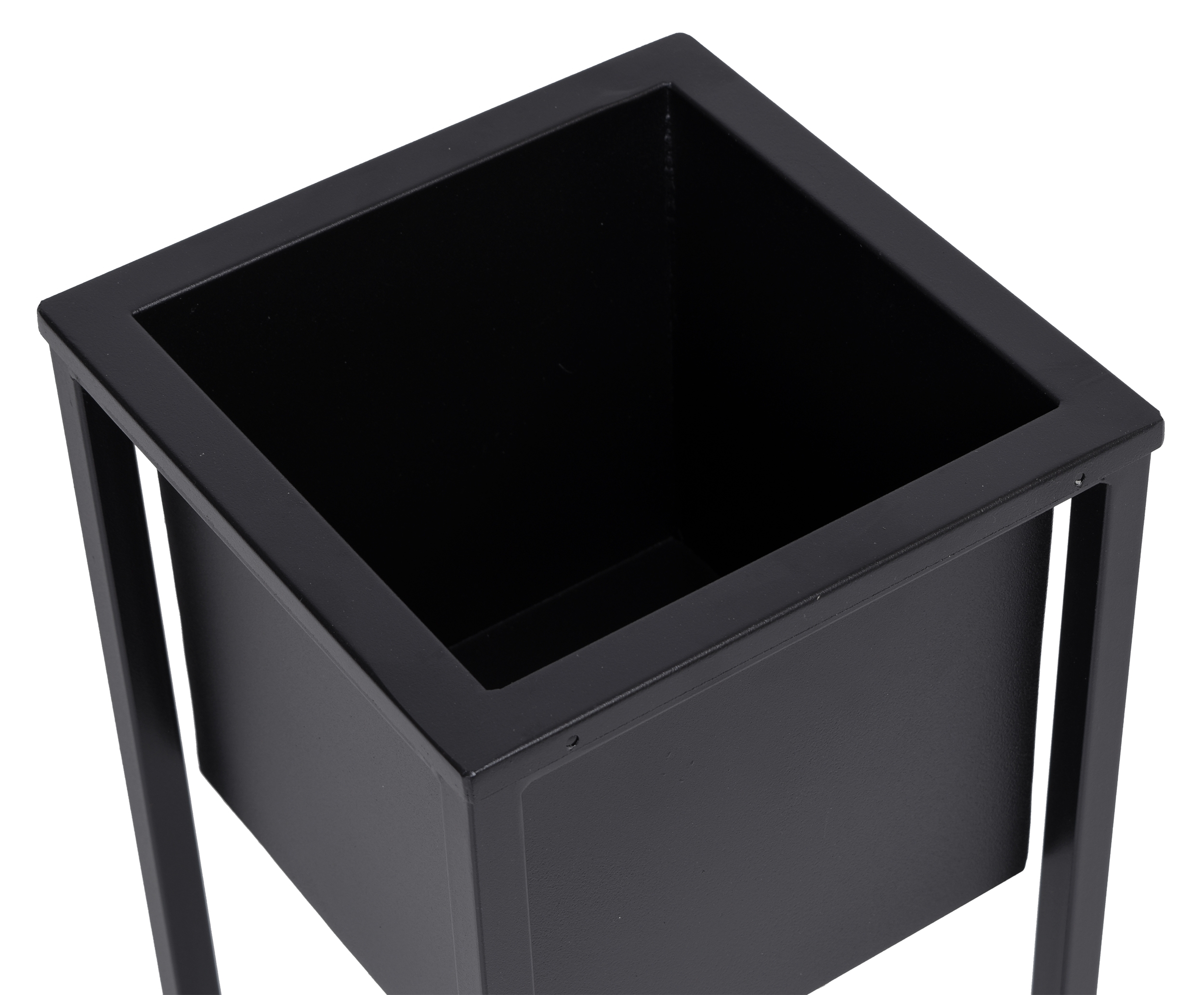 Kwietnik Concove loft 40 cm czarny - obrazek 6