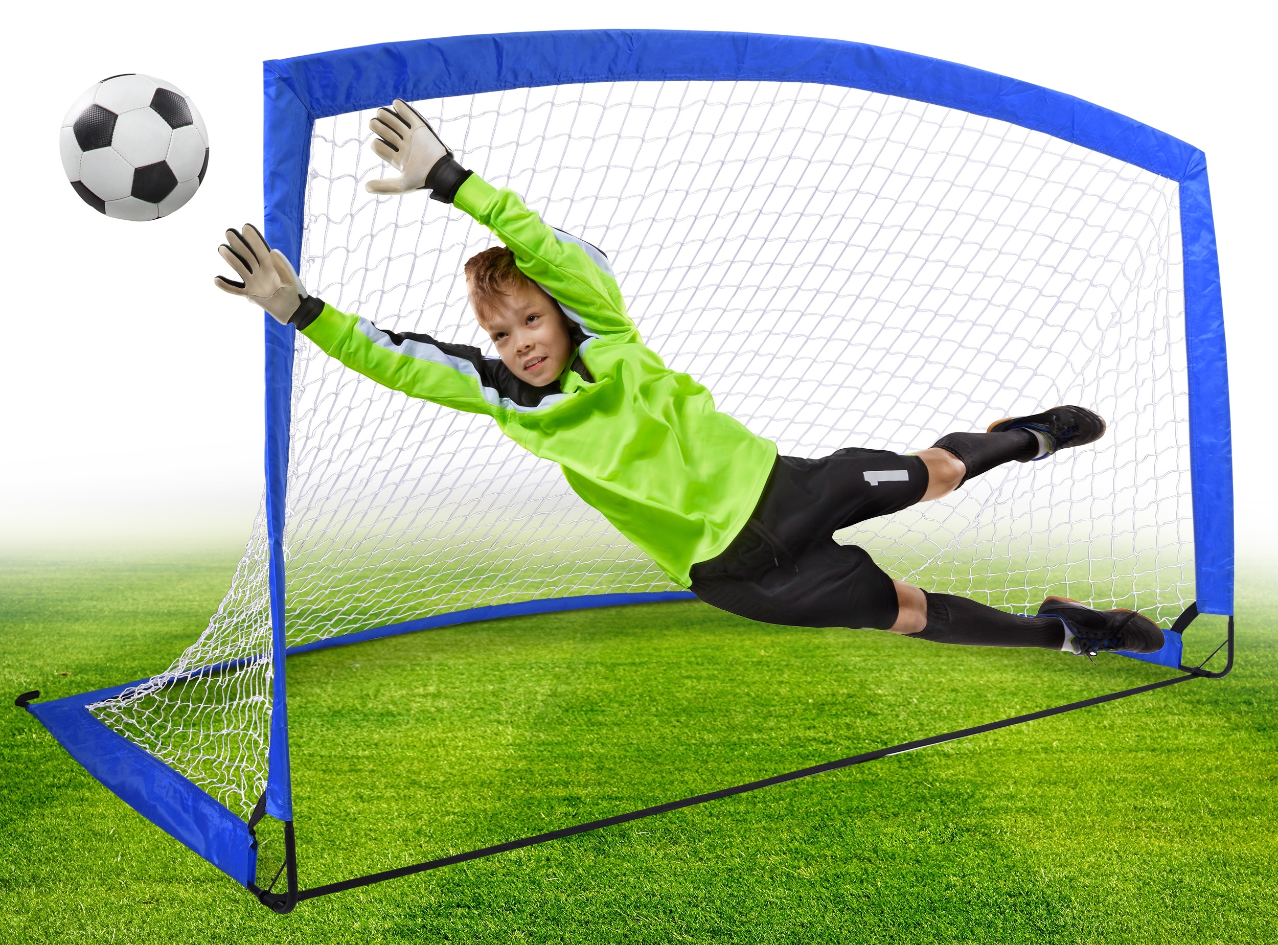 Bramka do piłki nożnej 270 x 150 cm - obrazek 3