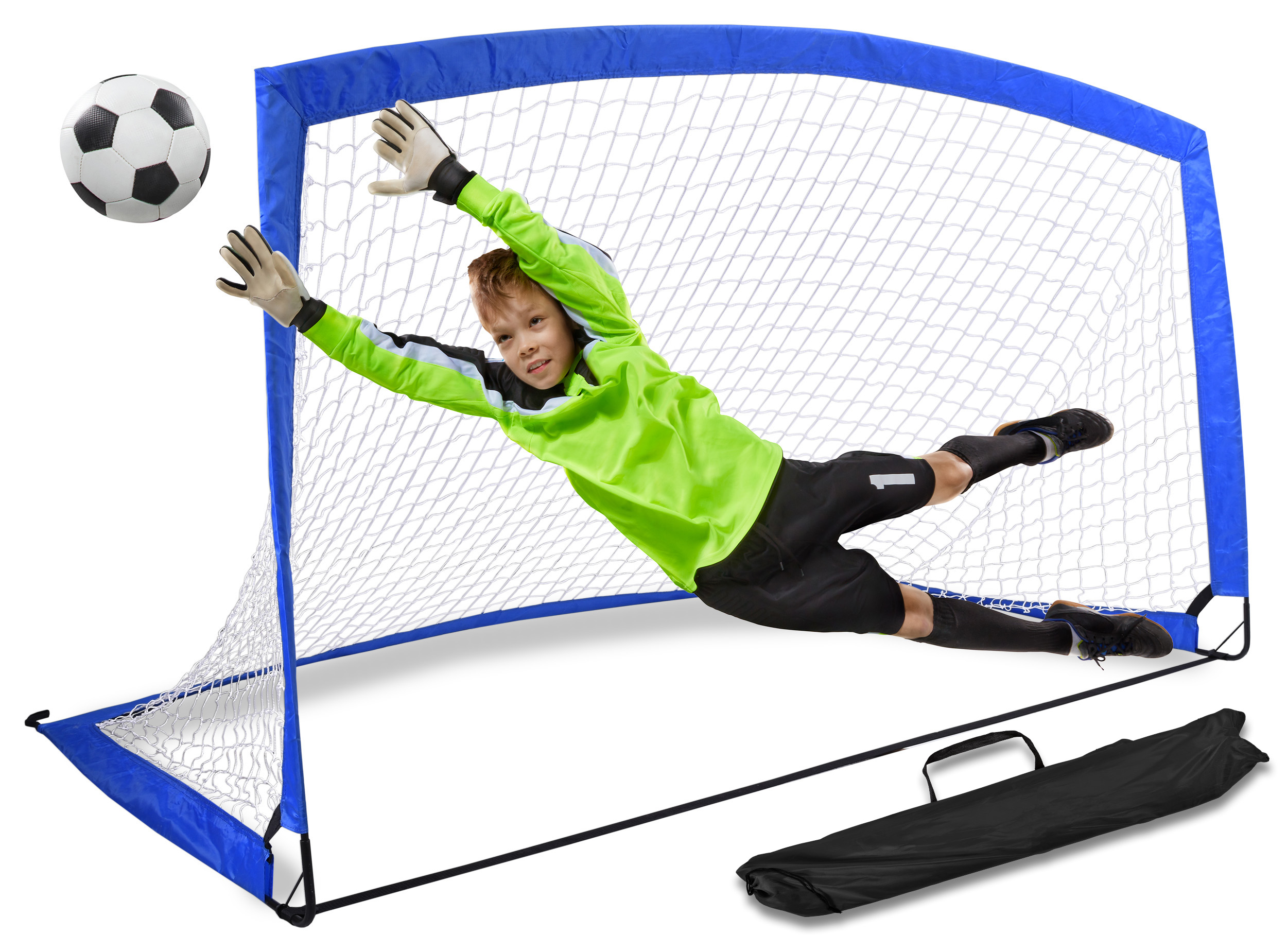 Bramka do piłki nożnej 270 x 150 cm - obrazek 5