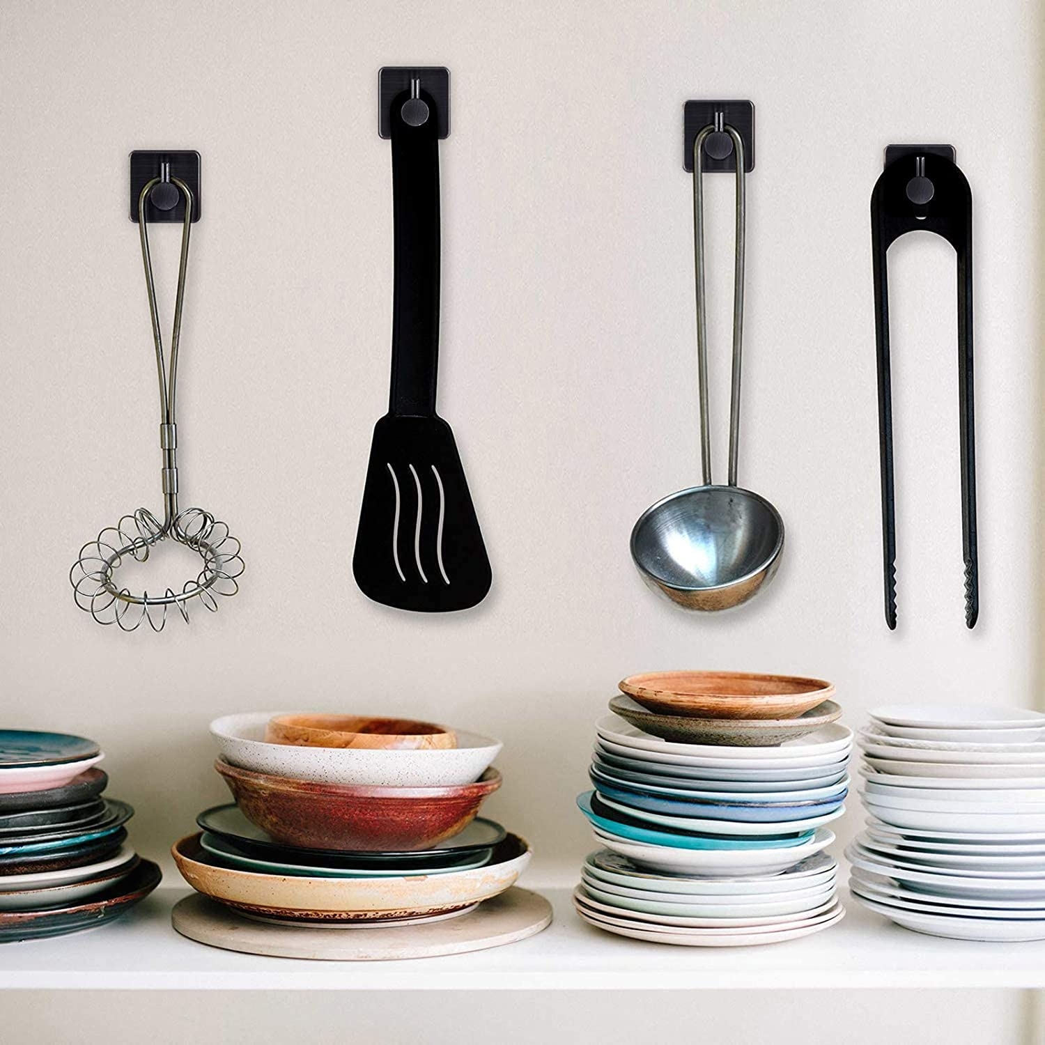 Zestaw wieszaków loftowych Kotos czarny - obrazek 4