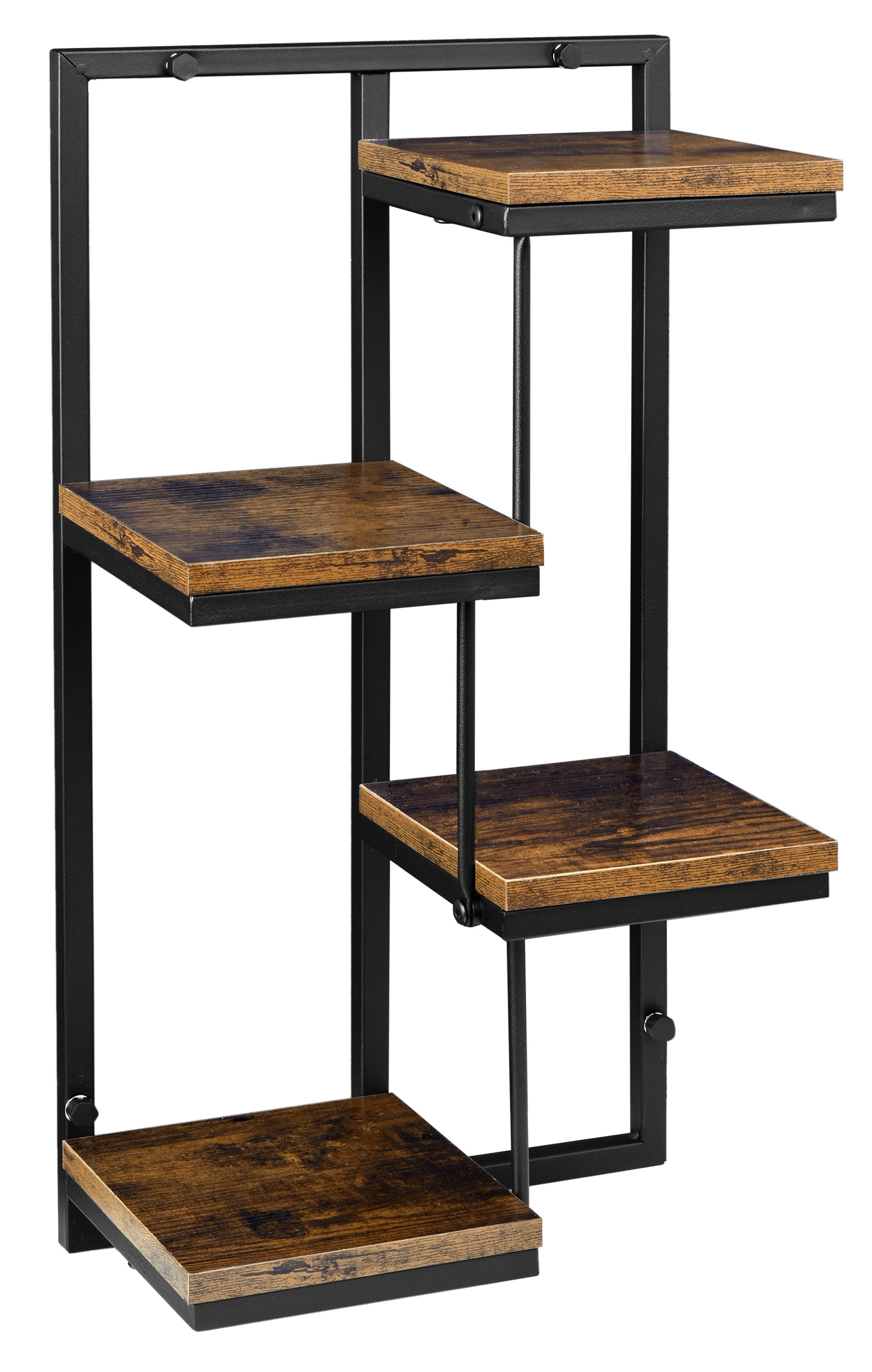 Kwietnik wiszący czarny Hagart Rustic postarzany dąb - obrazek 4