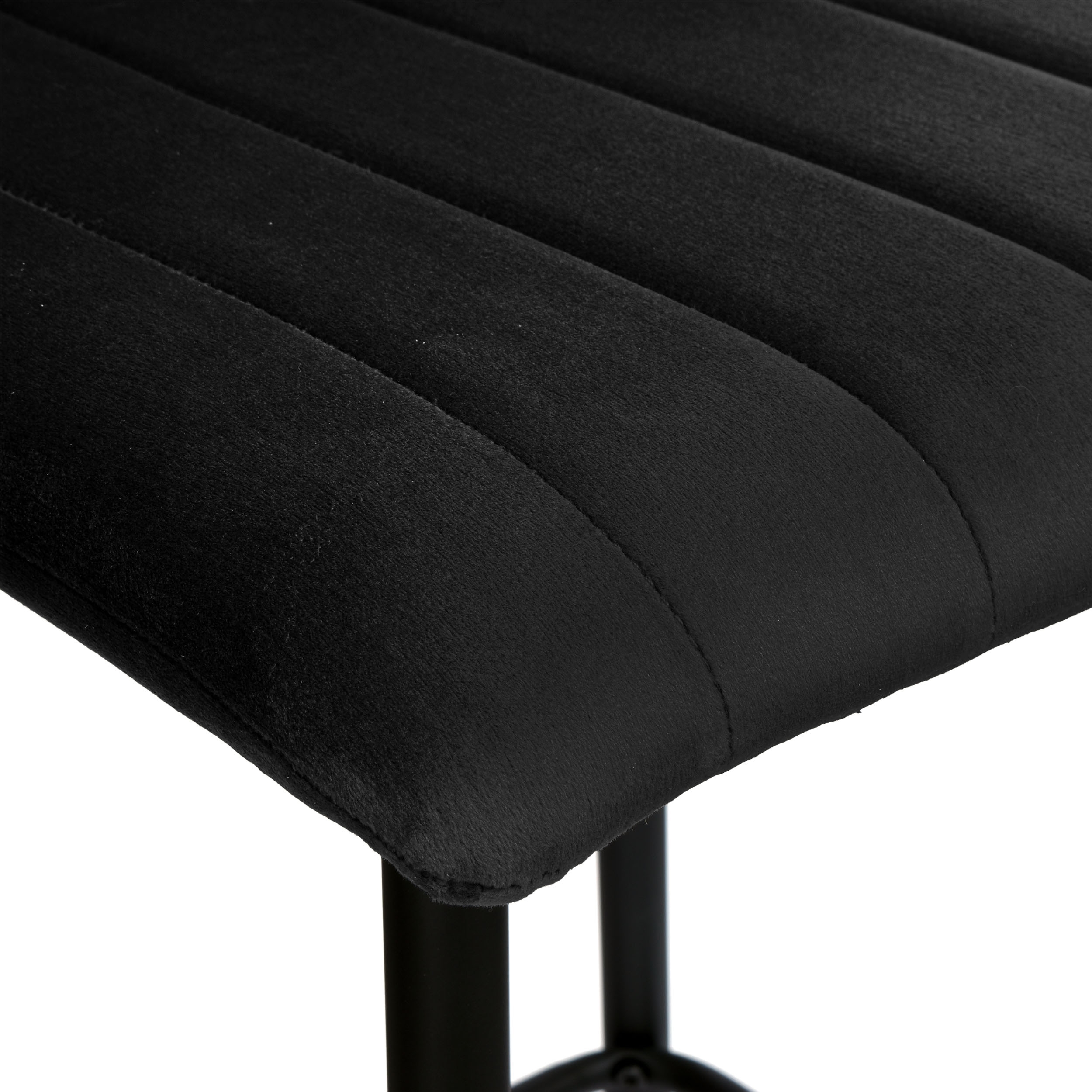 Hoker barowy Toronto czarny Velvet - obrazek 8