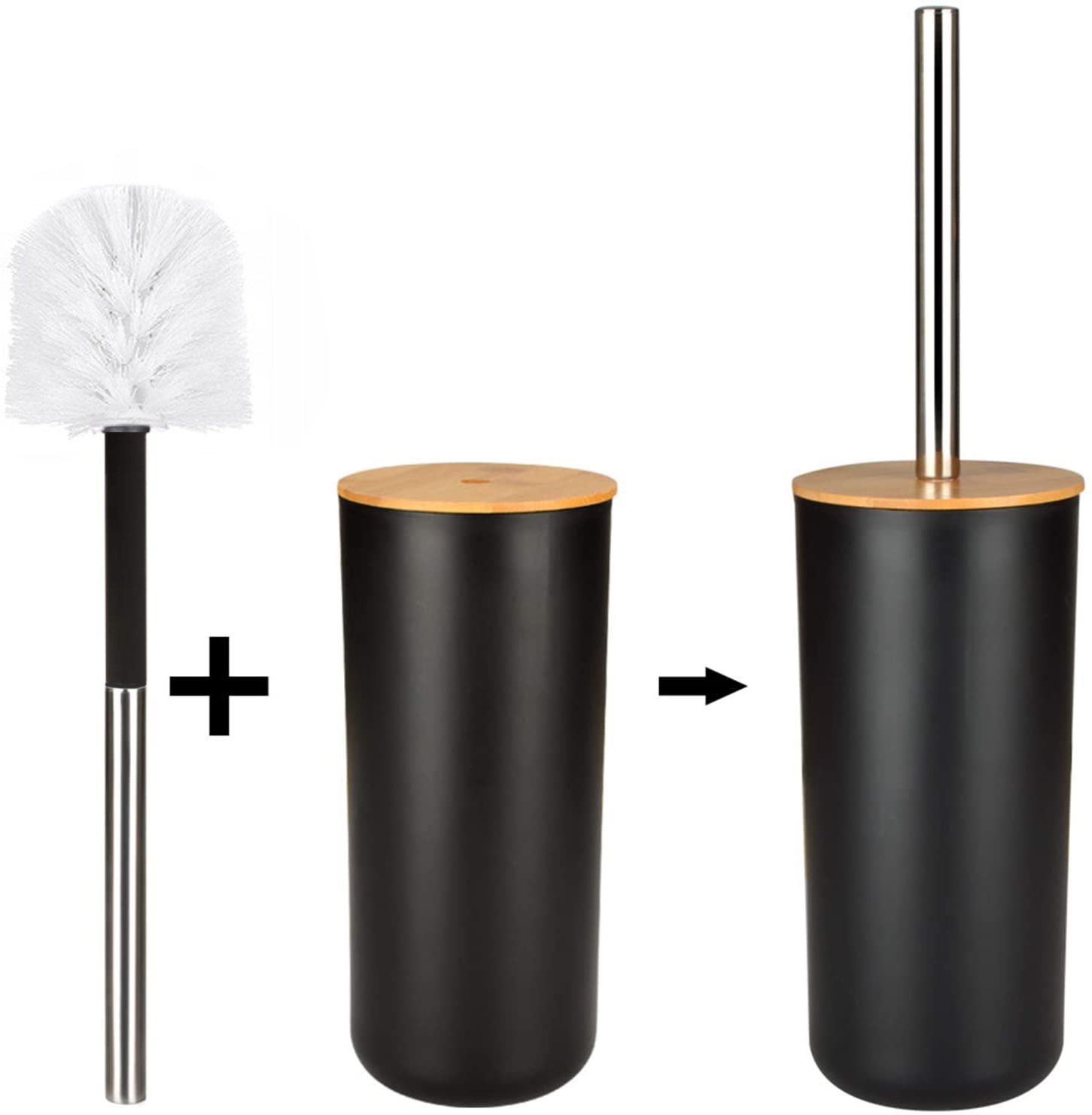 Akcesoria łazienkowe Timor komplet 6 elementów czarny - obrazek 9