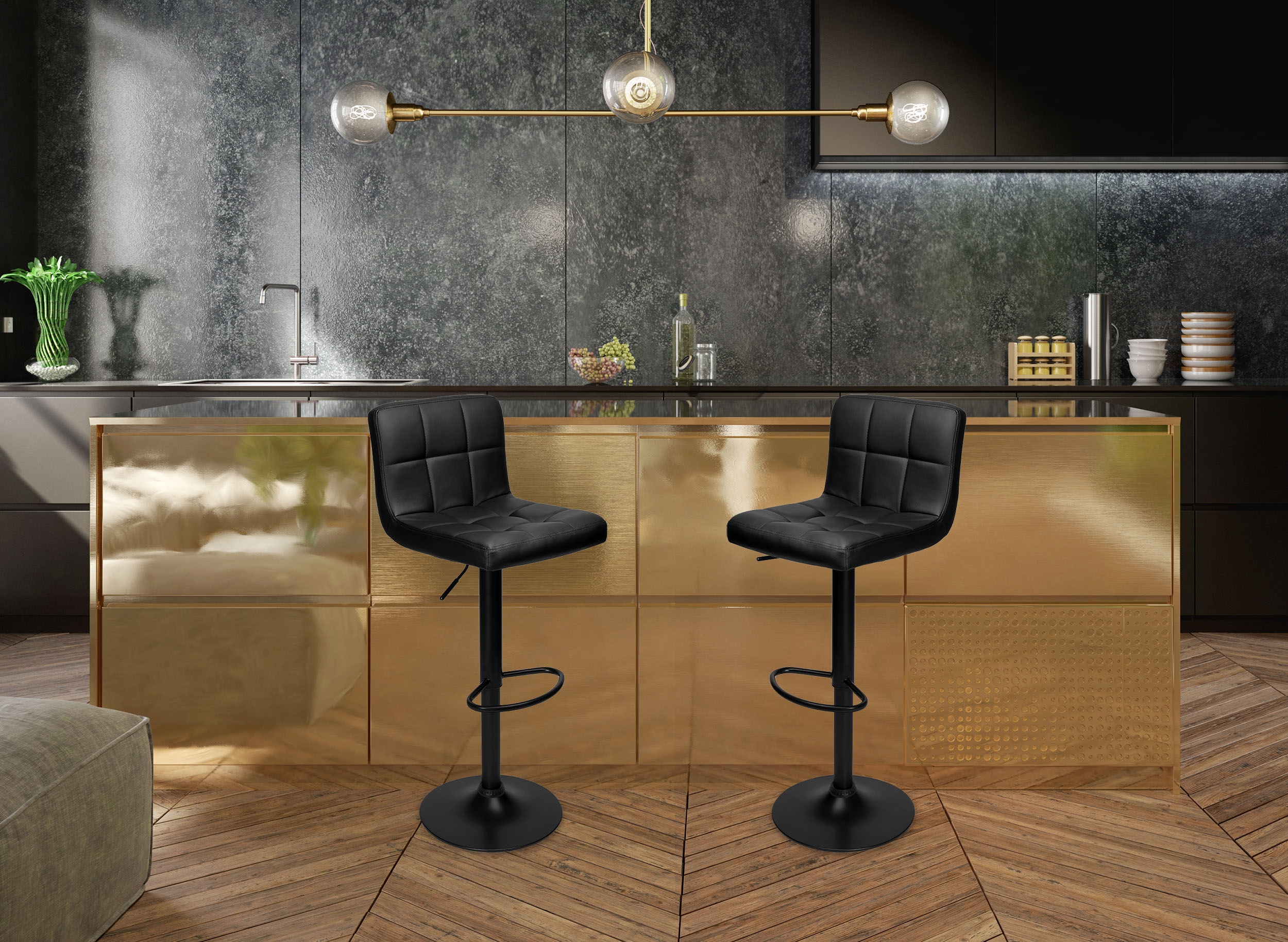 Hoker barowy Arako Black czarny - obrazek 2