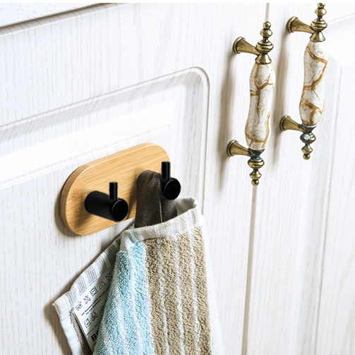 Wieszak loftowy ścienny Kendar podwójny - obrazek 5