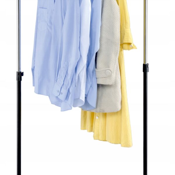 Wieszak stojący na kółkach na ubrania Ida pojedynczy