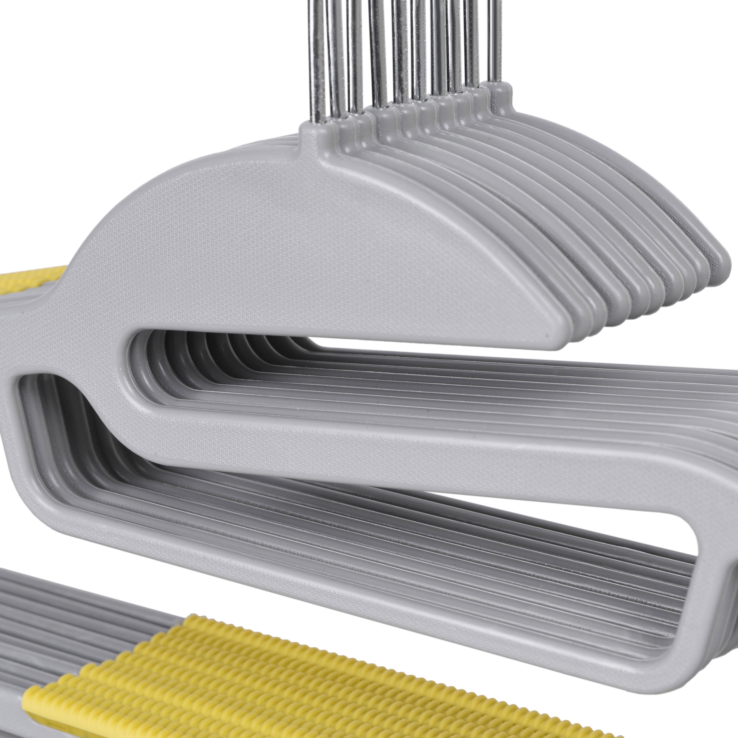 Wieszak Flexi komplet 20 sztuk szaro-żółty - obrazek 7