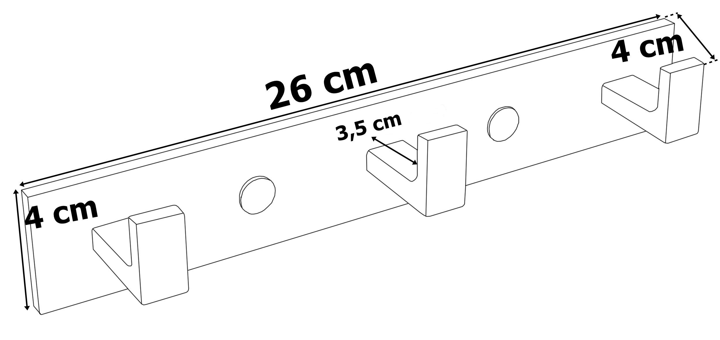Wieszak loft Trio czarny - obrazek 7