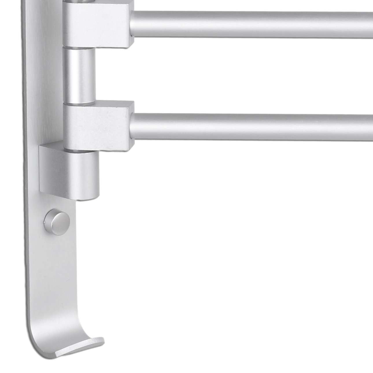 Wieszak na ręczniki Ortys srebrny - obrazek 4