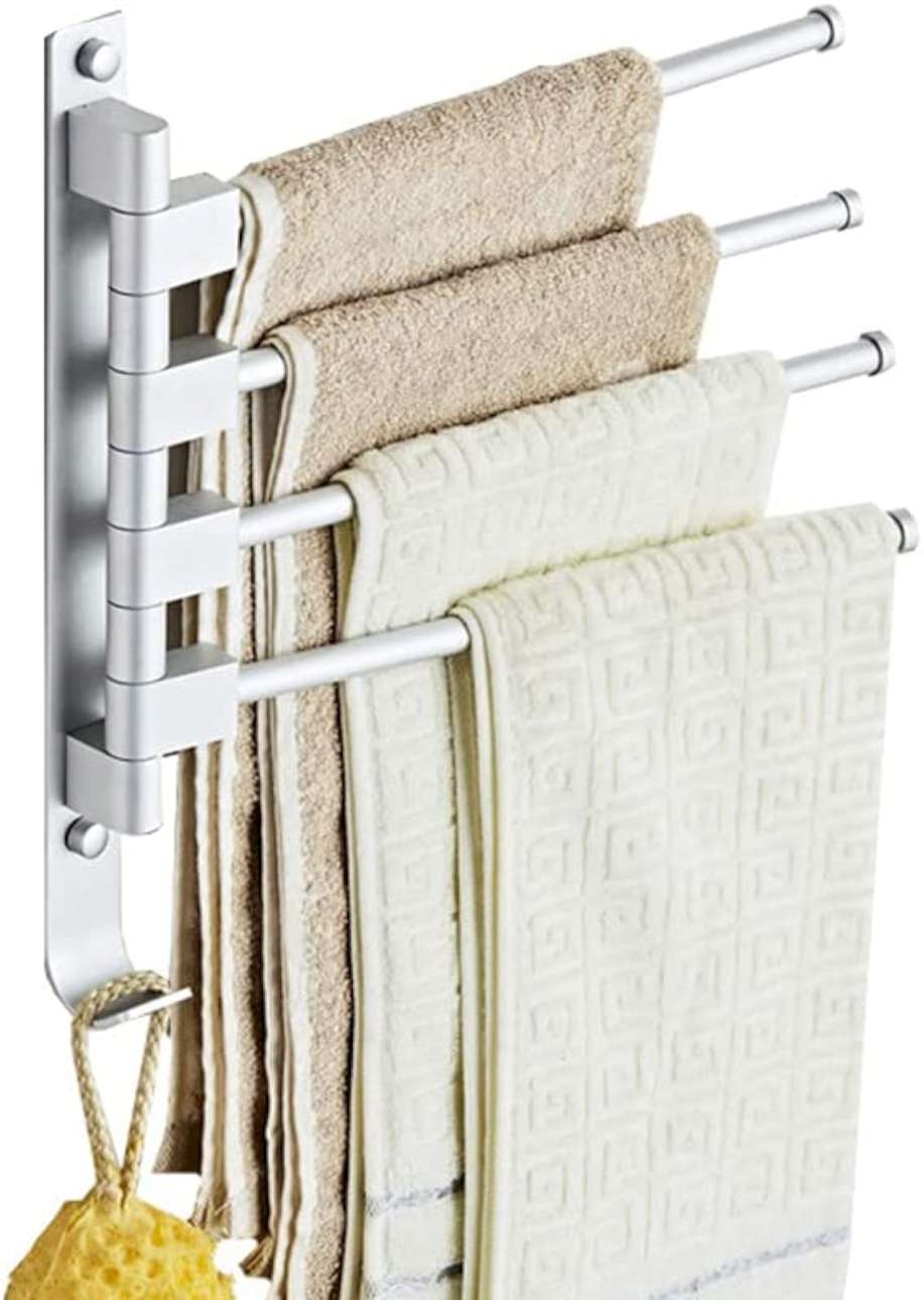 Wieszak na ręczniki Ortys srebrny - obrazek 8