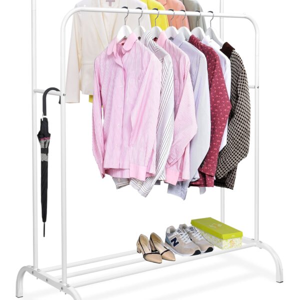 Wieszak do garderoby podwójny BENI biały