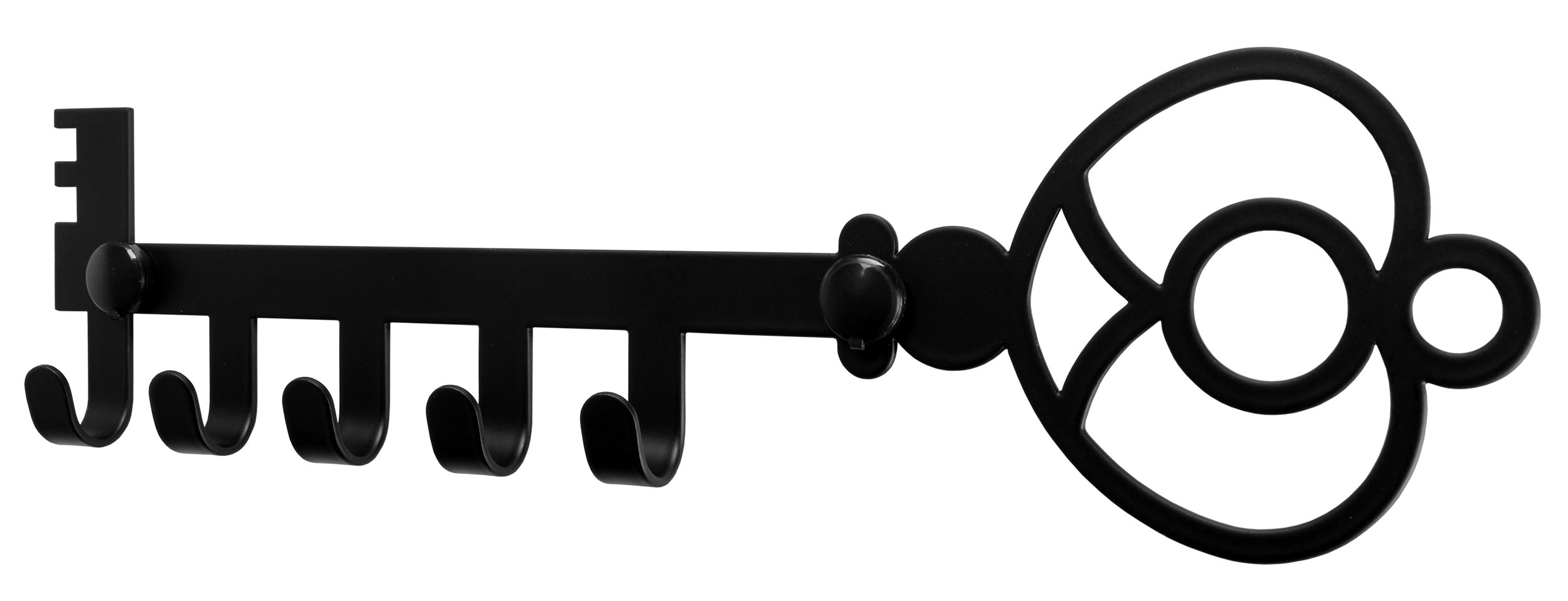 Wieszak na klucze Klavis czarny - obrazek 2