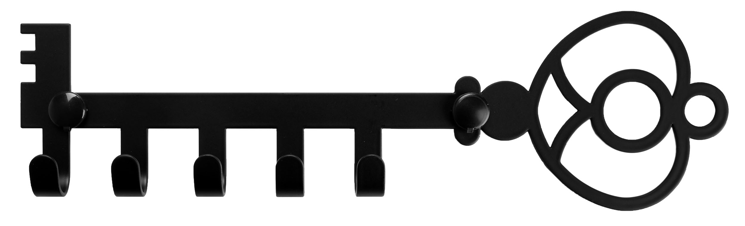 Wieszak na klucze Klavis czarny - obrazek 4