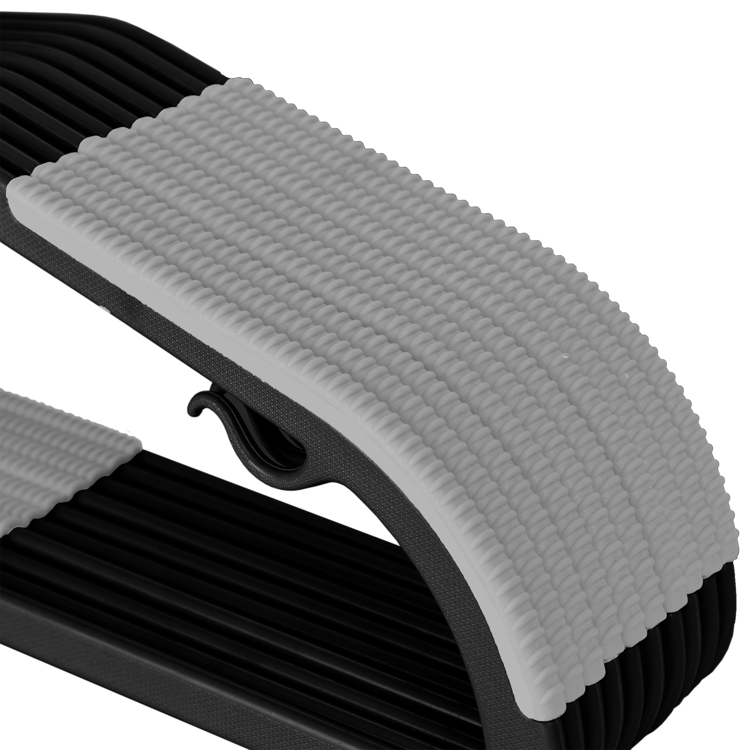 Wieszak Flexi komplet 20 sztuk czarno-szary - obrazek 5