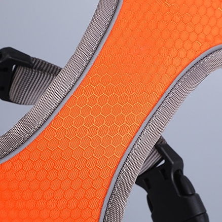 Szelki treningowe spacerowe dla psa ASTRO pomarańczowe rozmiar S - obrazek 8