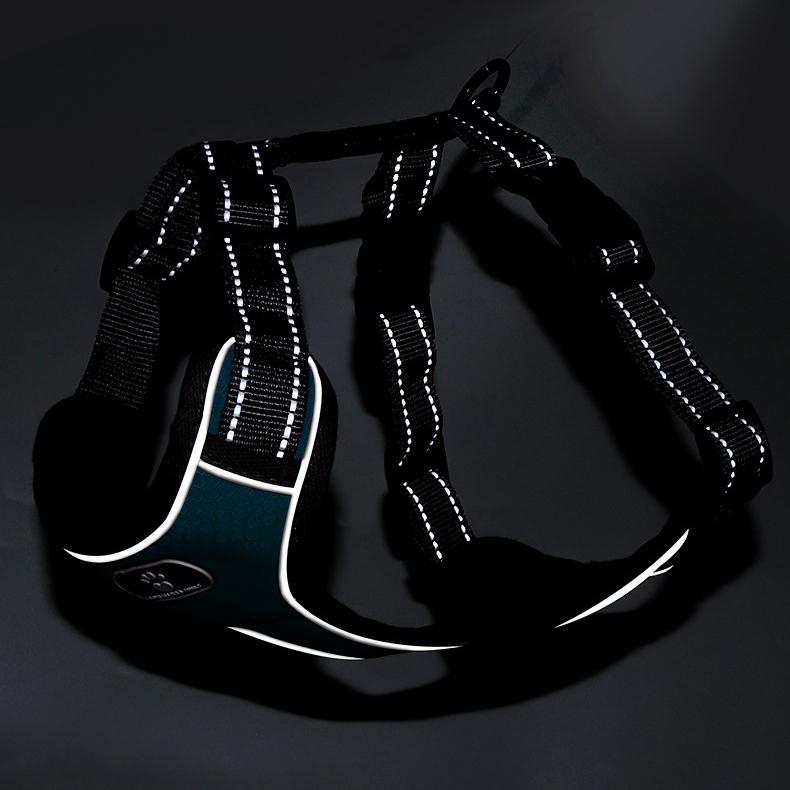 Szelki treningowe spacerowe dla psa ASTRO granatowe rozmiar M - obrazek 10