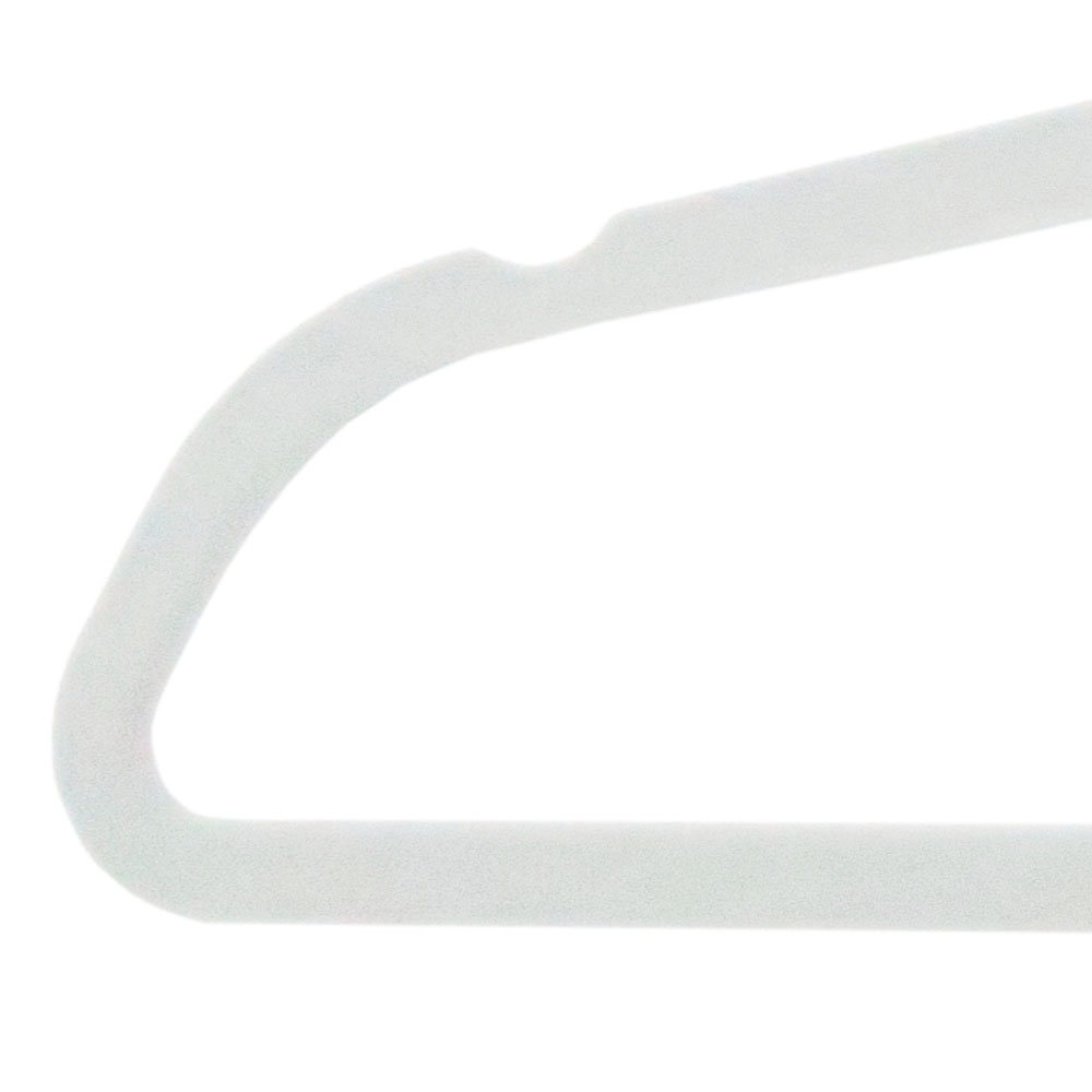 Wieszak welurowy Maxi komplet 50 sztuk szary - obrazek 10